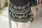 Black Embroidered 3-Piece