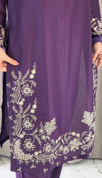 Ayn  Embroidered 3-Piece