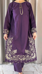Ayn  Embroidered 3-Piece