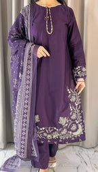 Ayn  Embroidered 3-Piece