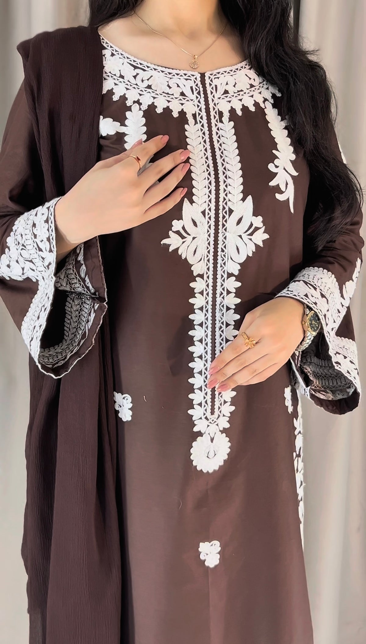 Embroidered 3-Piece