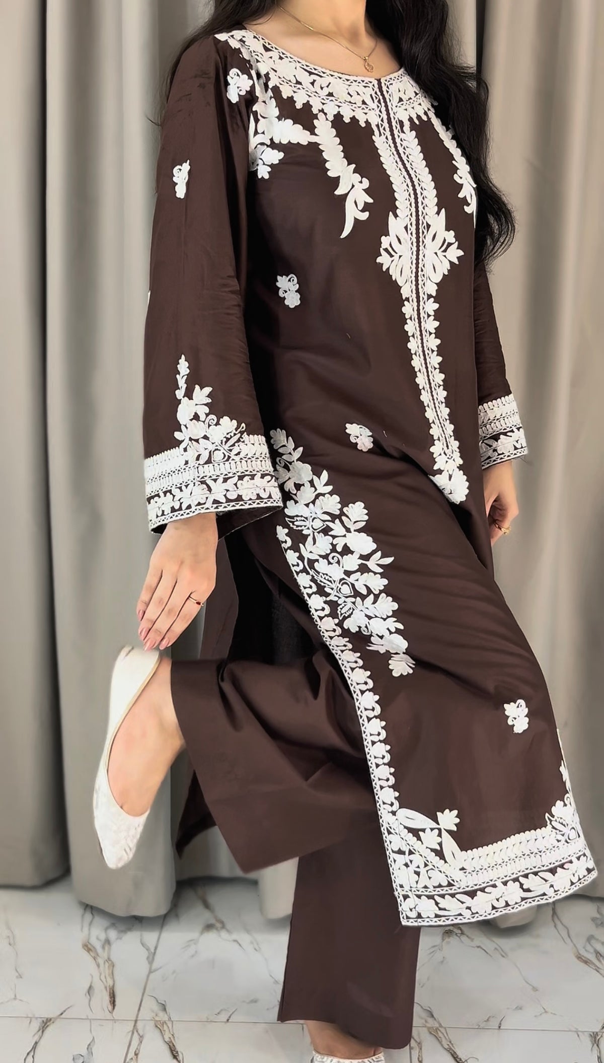 Embroidered 3-Piece