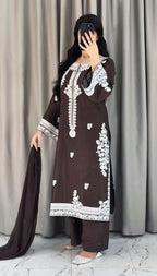 Embroidered 3-Piece