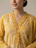 musted   Embroidered 3-Piece