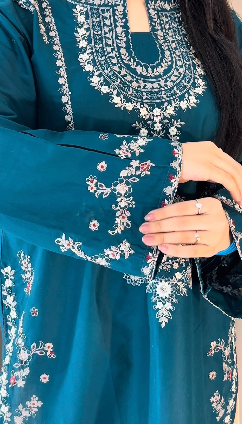 Dark   Embroidered 3-Piece
