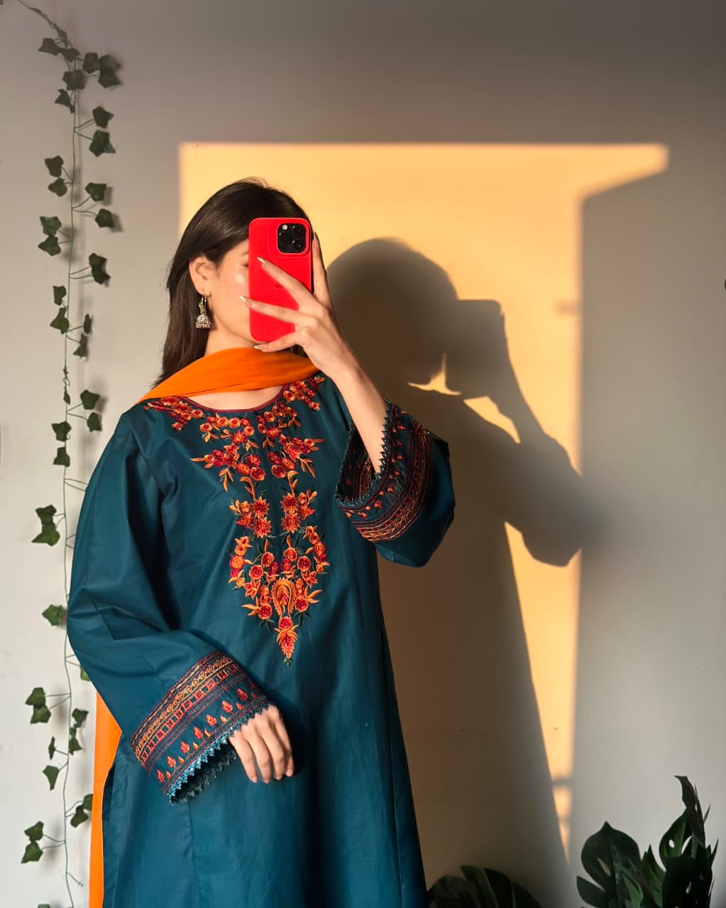 Embroidered 3-Piece