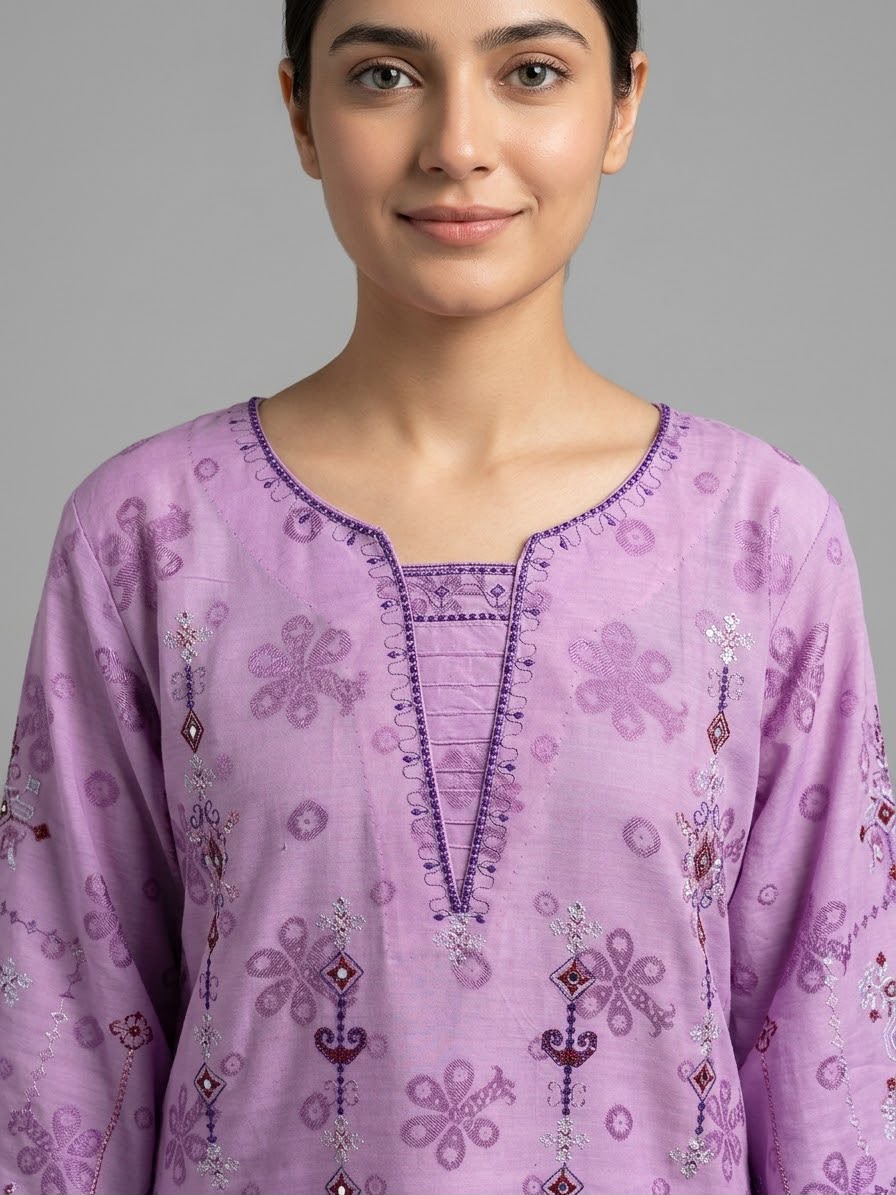 Maahnoor  Embroidered 3-Piece